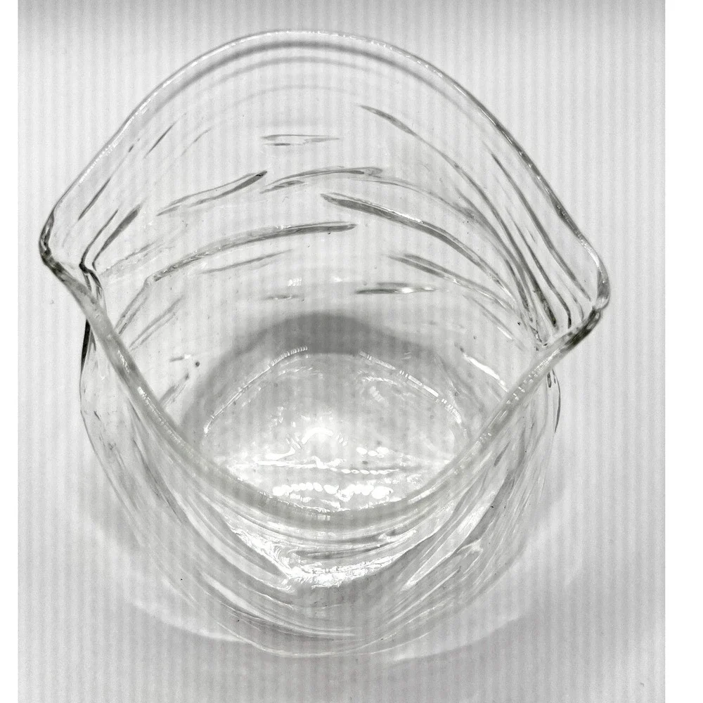 American Metalcraft GZB22 Glass Bowl Small Clear Excellent Crinkled Bag Design